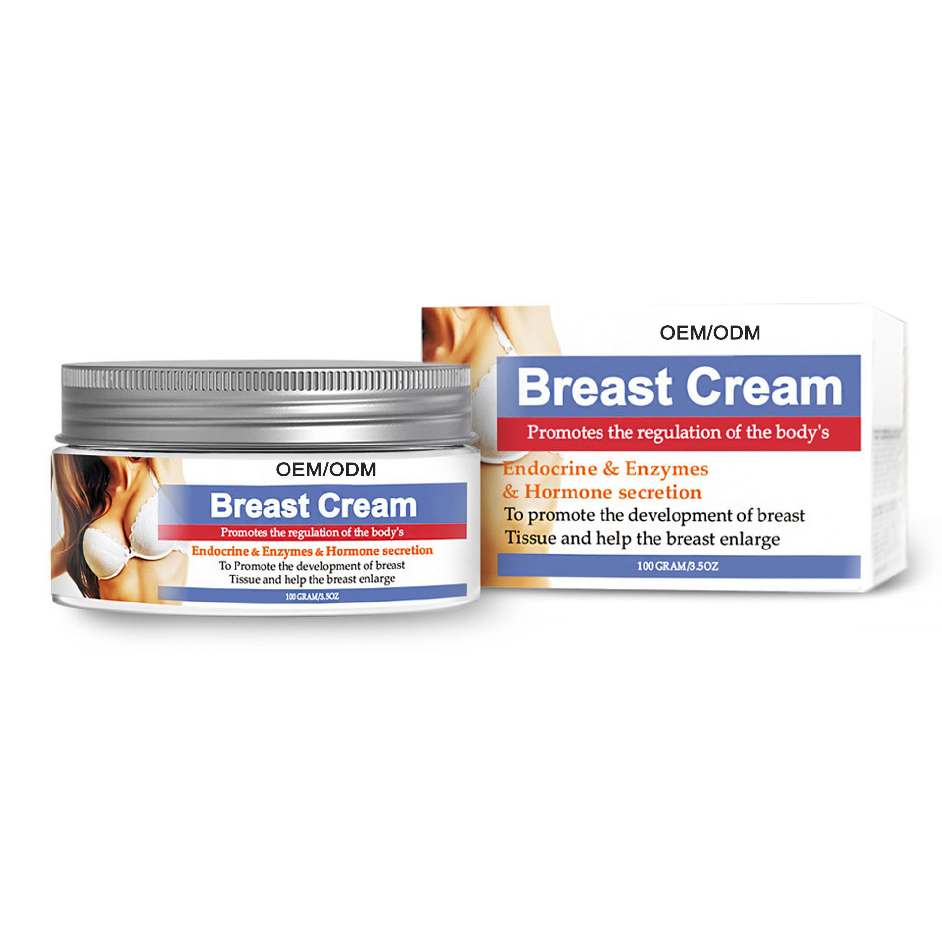 Private Label  Breast Care Breast enhancement cream 100ML Firmness and Plumpness Help the Breast Enlarge