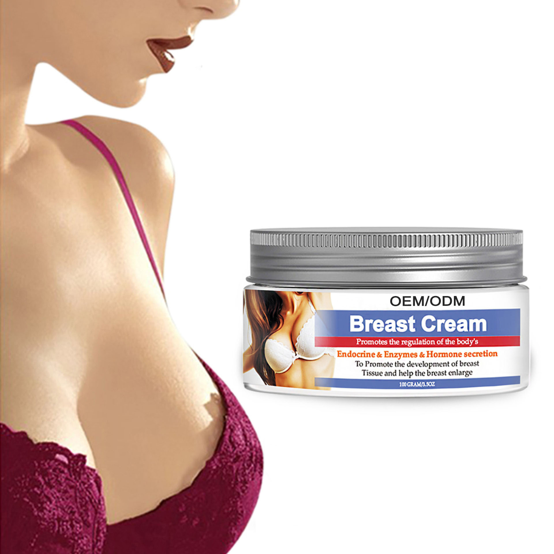 Private Label  Breast Care Breast enhancement cream 100ML Firmness and Plumpness Help the Breast Enlarge