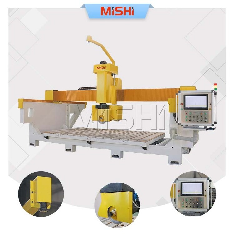 MISHI 5 Axis Cnc Granite Bridge Saw Ceramic Cutting Blade For Bridge Saw Granite Bridge Saw For Sale Craigslist