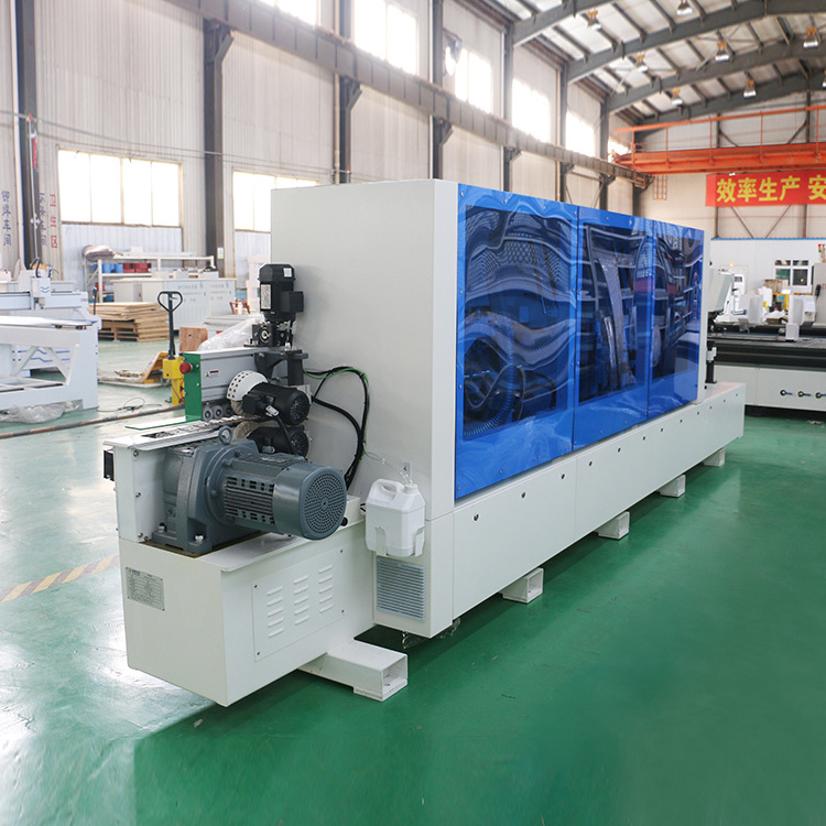 Jinan MISHI Edge banding machine with trimmer PVC edge banding machine glue for rbwood