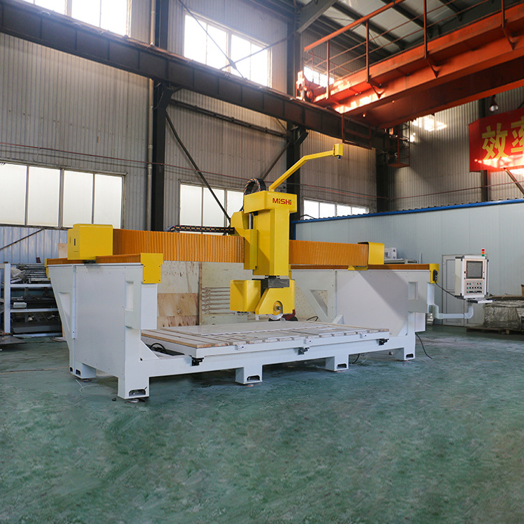 MISHI 10% Discount Best price Full Automatic 5 axis stone granite marble bridge saw cutting machine