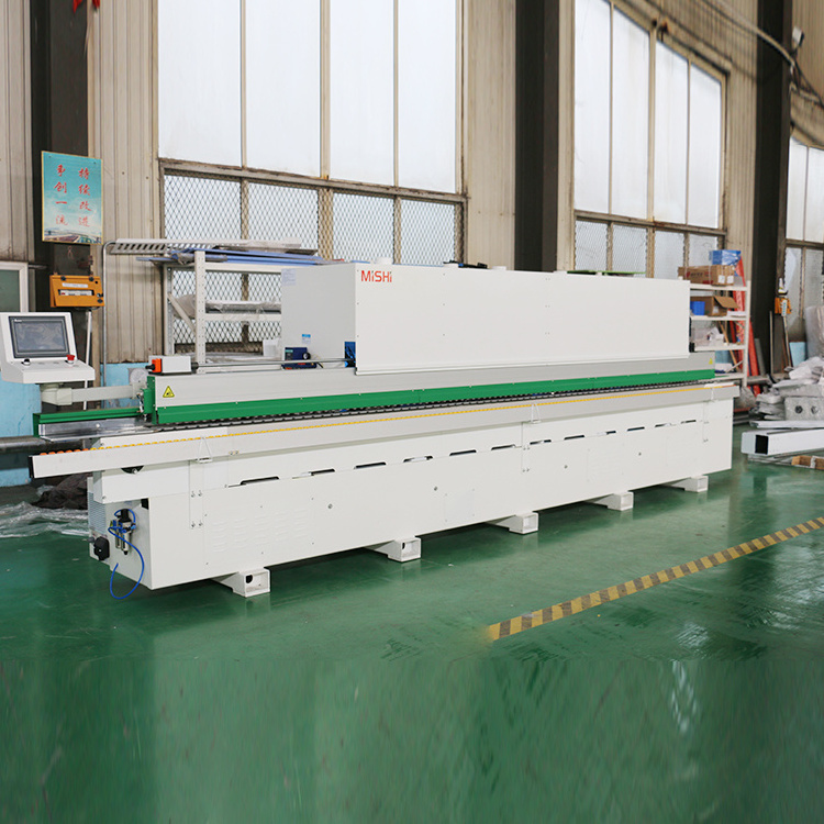 Jinan MISHI Edge banding machine with trimmer PVC edge banding machine glue for rbwood