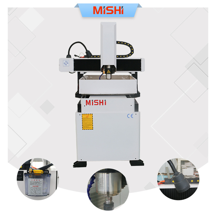 MISHI China  Cheap Desktop Router Cnc Wood Router 3D Electric 6090 Pcb Mini Metal Machine Manufacturer For Iron