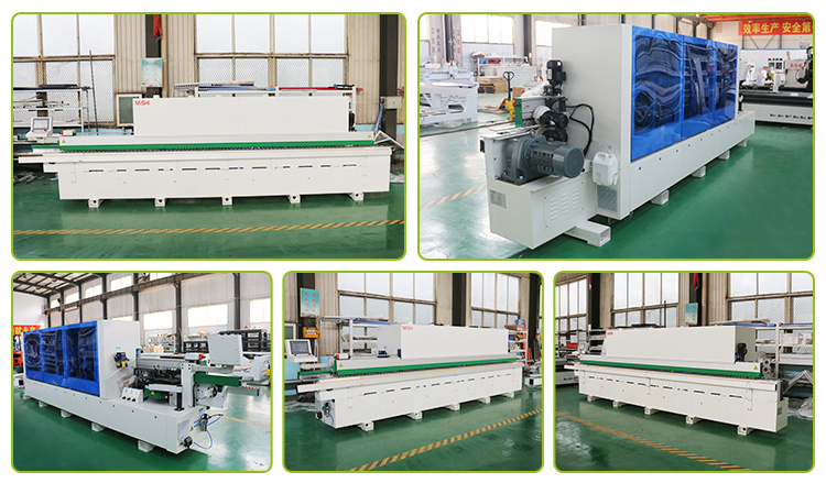 Jinan MISHI Edge banding machine with trimmer PVC edge banding machine glue for rbwood