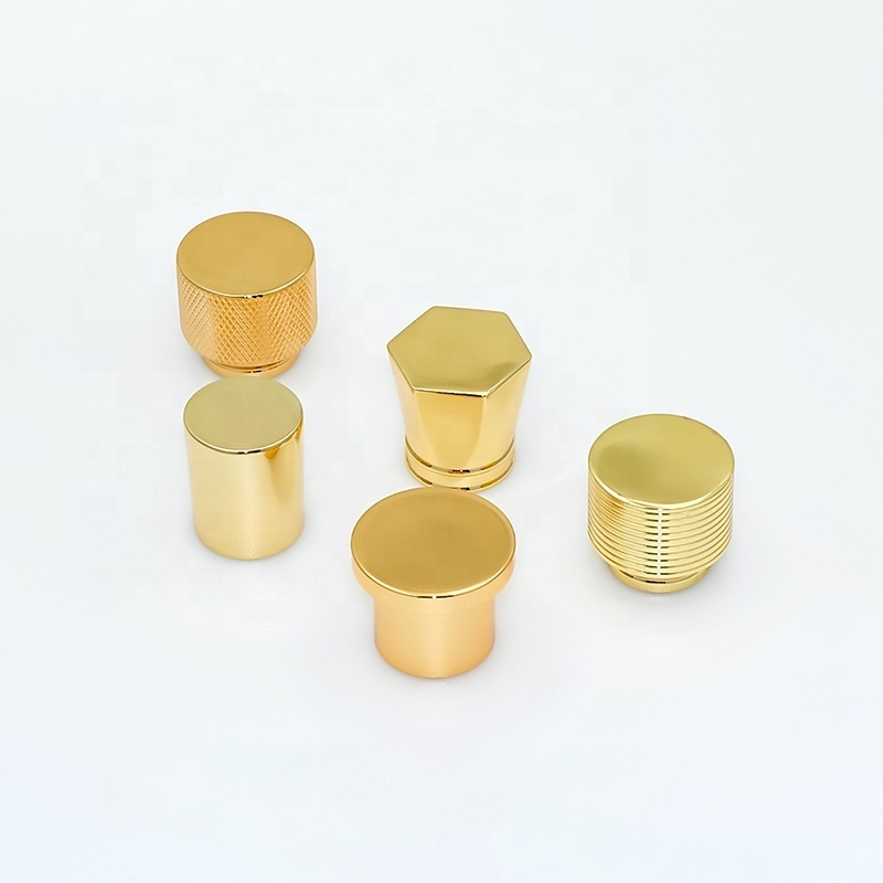 Perfume Cap Manufacturer Luxury 15mm Bronze ABS Aluminum Crimp Bottle Lid Magnetic Zamac Perfume Cap