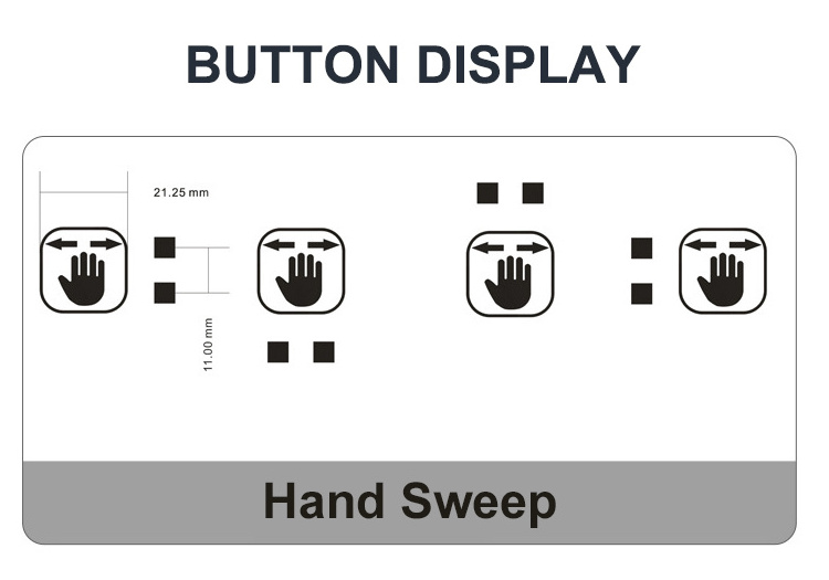 Wholesale smart 12V touchless hand wave sweep sensor motion infrared sensor switches for LED mirror