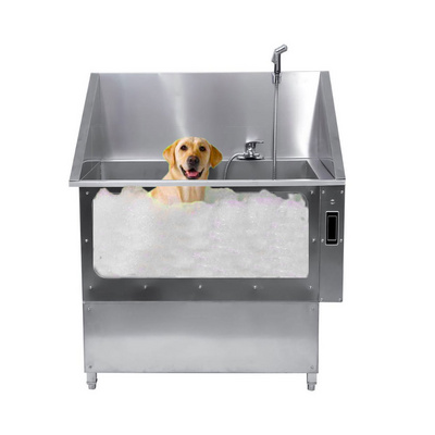 Pet dog grooming bath tub stainless steel dog bathtub big luxury indoor pet bath tubs