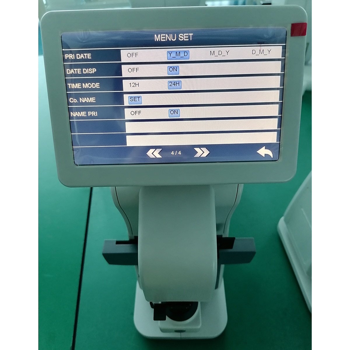 Optical Lens Tester auto Focimeter Lensometer with PD and UV Printer