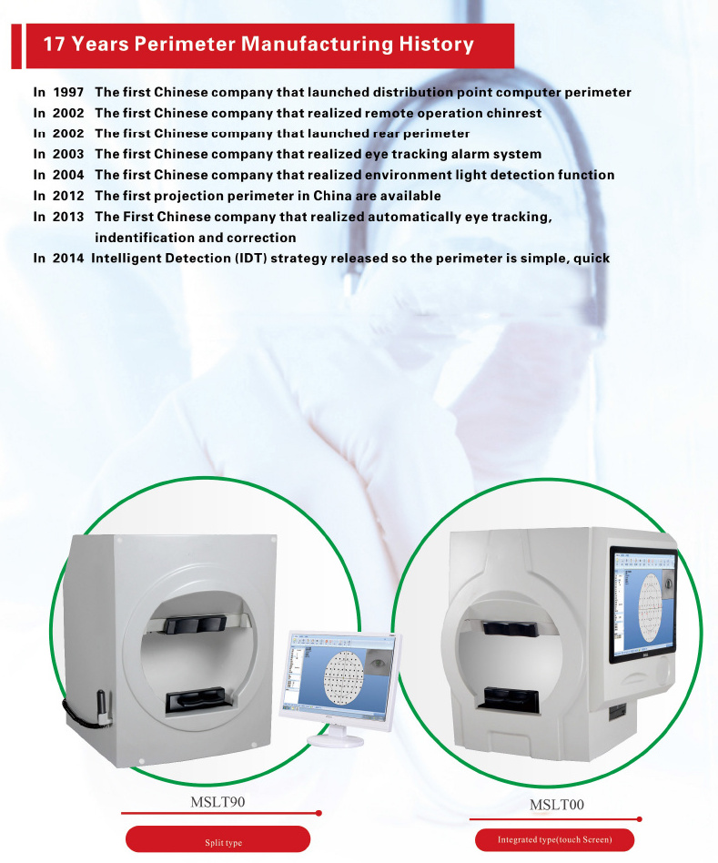 Optical Humphrey Visual Field Analyzer APS-T00 Auto Perimetry Testing machine