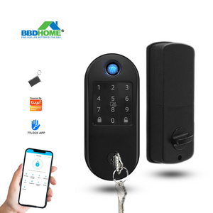 BBDHOME fingerprint ttlock smart  cerradura electronica biometric intelligent digital  deadbolt  door