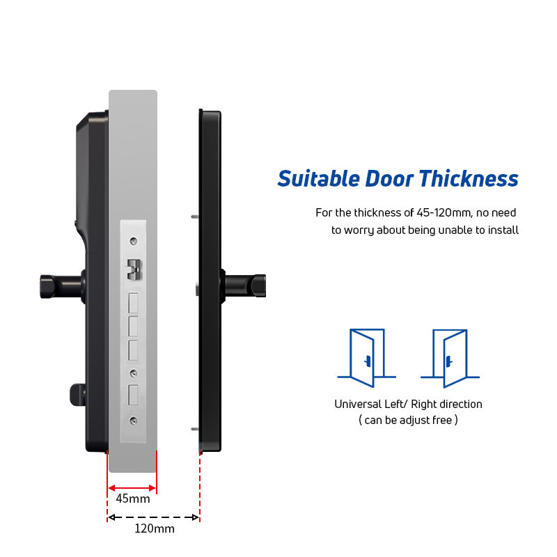 Smart cat eye graffiti Wi-Fi smart door lock smart life multifunctional fingerprint APP door smart door lock