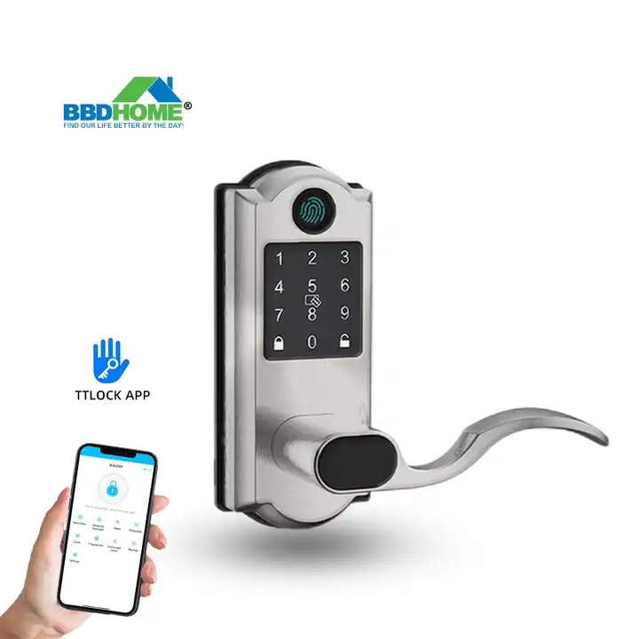 Hot Selling Fingerprint Lock Password Remote Smart Door Lock Electronic Digital Home Biometric Ttlock Smart Lock