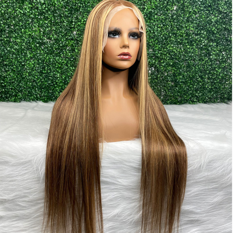 Blonde Wigs Human Hair Lace Front Brazilian 360 Lace Wigs Vendor ,13x4 13x6 HD Lace Frontal Wigs for White Women Wholesale