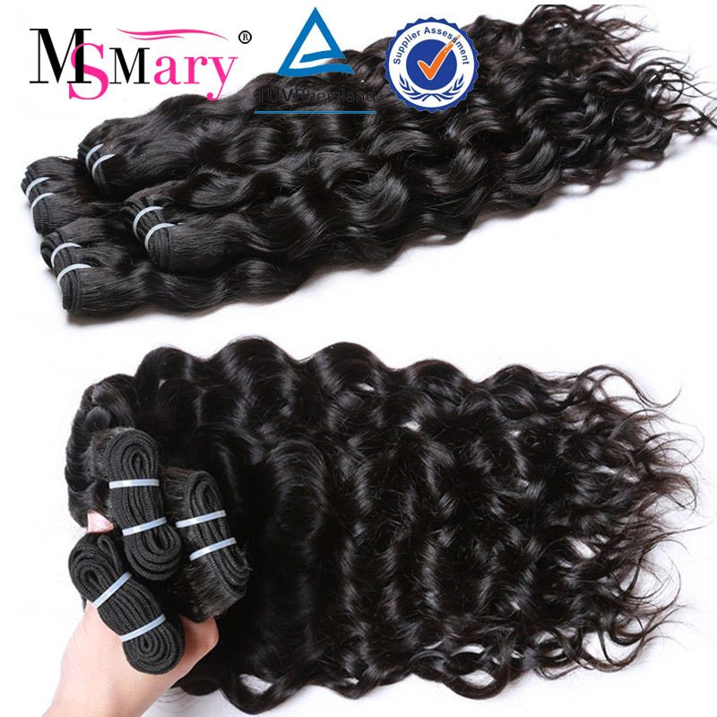 Best Selling Raw Soft Wet and Wavy 100% Remy raw Indian Curly Hair Weaving