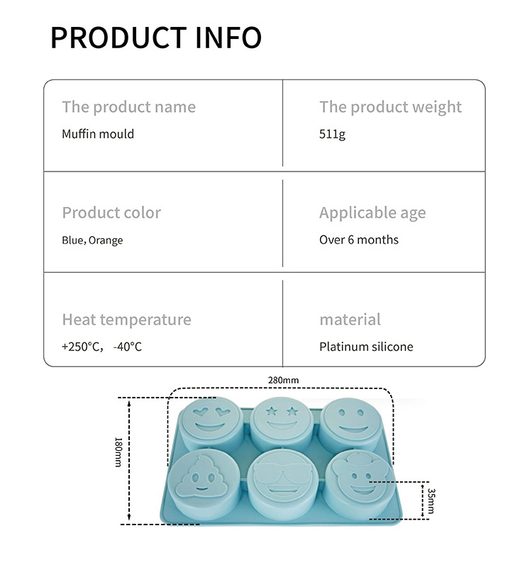 Wholesale Bpa Free Soap Mold Silicone Muffin Cake Pan For Cake Stand Baking Soft Silicone Cup Cake Mold