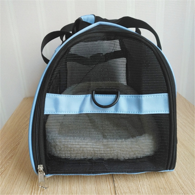 Wear resistant backpack for cats and dogs Portable breathable rubber mesh Portable crossbody bag Pet carrier backpack