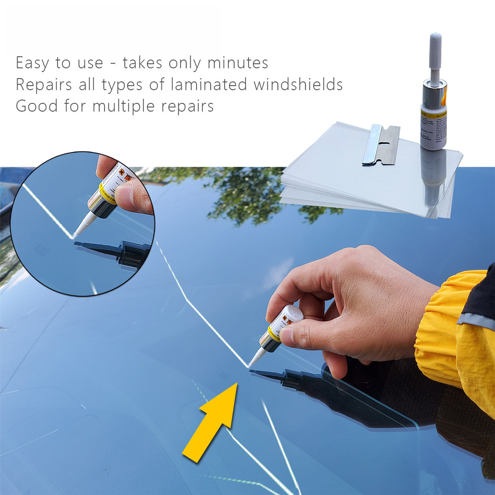 Auto Glass Windscreen Repair Kits Scratch Crack Restore Resin Car Glass Crack Fix Windshield Repair Kit