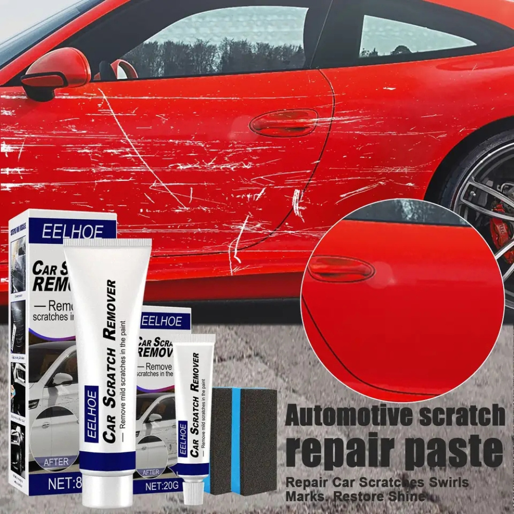 80G Car Scratch Wax Repair Polishing Remover Kit Grinding Compound Paint Car Scratch Repair Cream