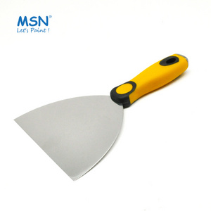 MSN F7726 ready to ship 12 pieces in one box scraper stainless steel ready to ship 6" putty knife scraper