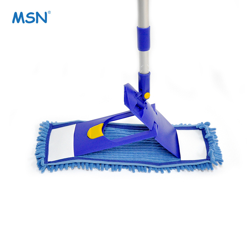 MSN Dust Chenille Replacement Flat Mop Refill Flexible Handle Chenille Flat Mop Cleaning Microfiber Mop