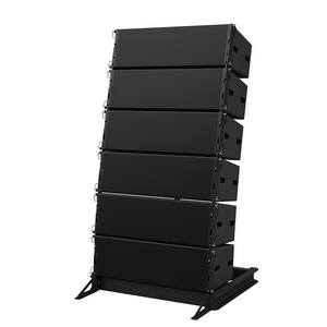 high quality wpl 3 way line array speakers professional audio video sound system