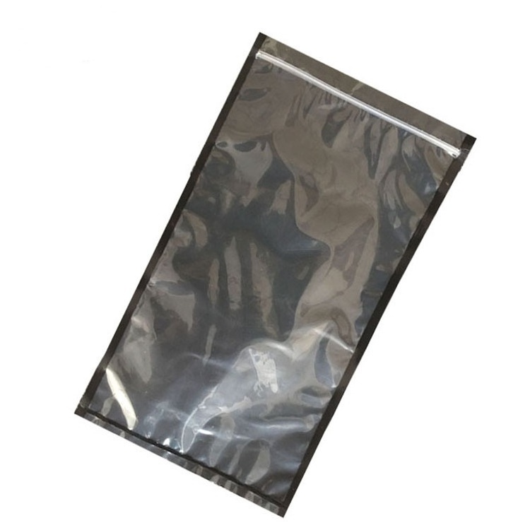 Factory Customized Print Cigar hydration bag 3 Side Seal Pouch Cigarette moisturize Window Zipper tobacco packing plastic bag