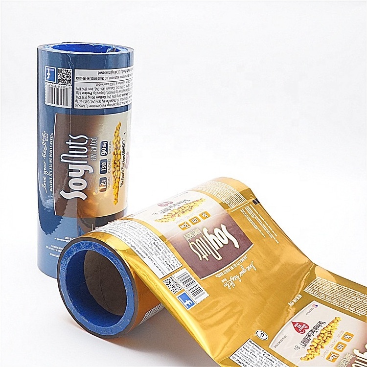 Food Grade Instant Coffee Milk Juice Energy Drink Powder Honey Bar Wrapper Food Packaging Laminating Printed Plastic Roll Film