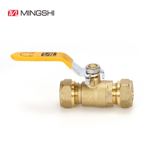 plumbing brass compression ball valve pex gas pipe system ball valve CE certificate ball valve