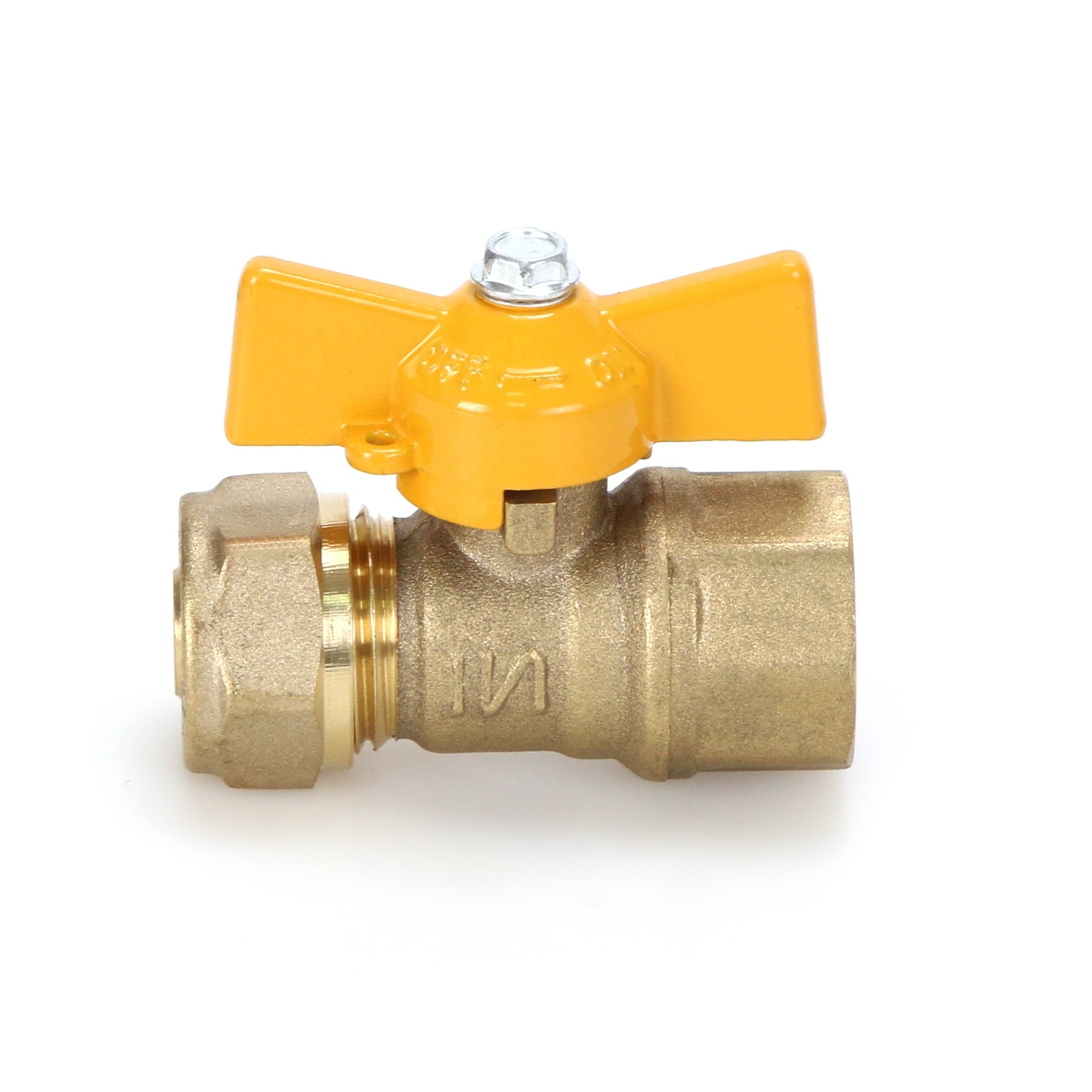 High Quality Water Ball Valve PEX Aluminum pipe fitting Valve Female Compression Valve