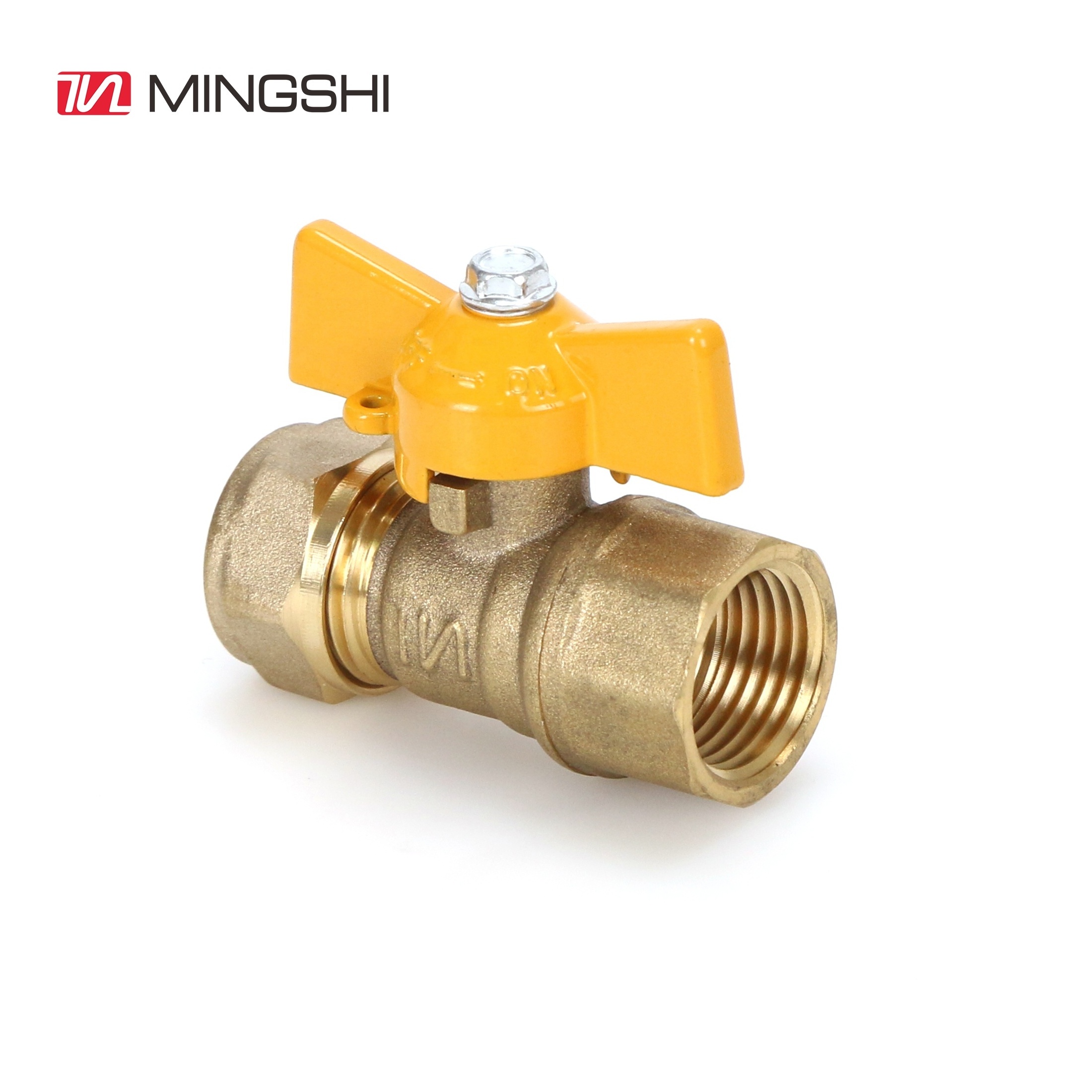 High Quality Water Ball Valve PEX Aluminum pipe fitting Valve Female Compression Valve