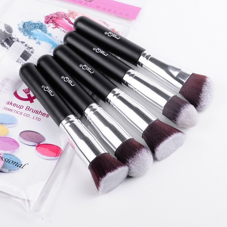 MSQ Newest Package 5pcs kabuki brush best face makeup brushes