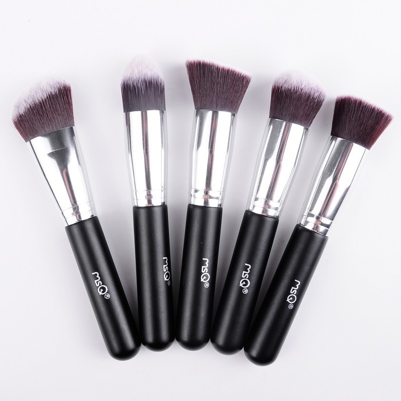 MSQ Newest Package 5pcs kabuki brush best face makeup brushes