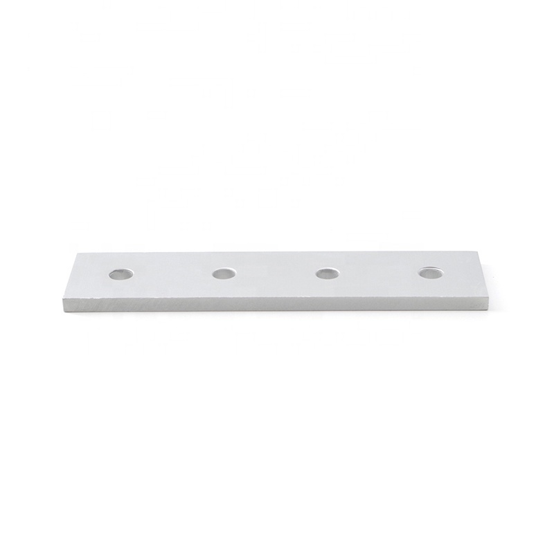 china manufacturer   40*40 6051 4 Hole Joining Strip Corner Bracket for T- slot aluminum profiles 40x40mm 30 40