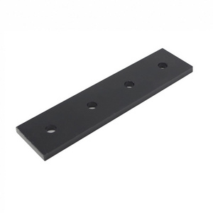 china manufacturer   40*40 6051 4 Hole Joining Strip Corner Bracket for T- slot aluminum profiles 40x40mm 30 40