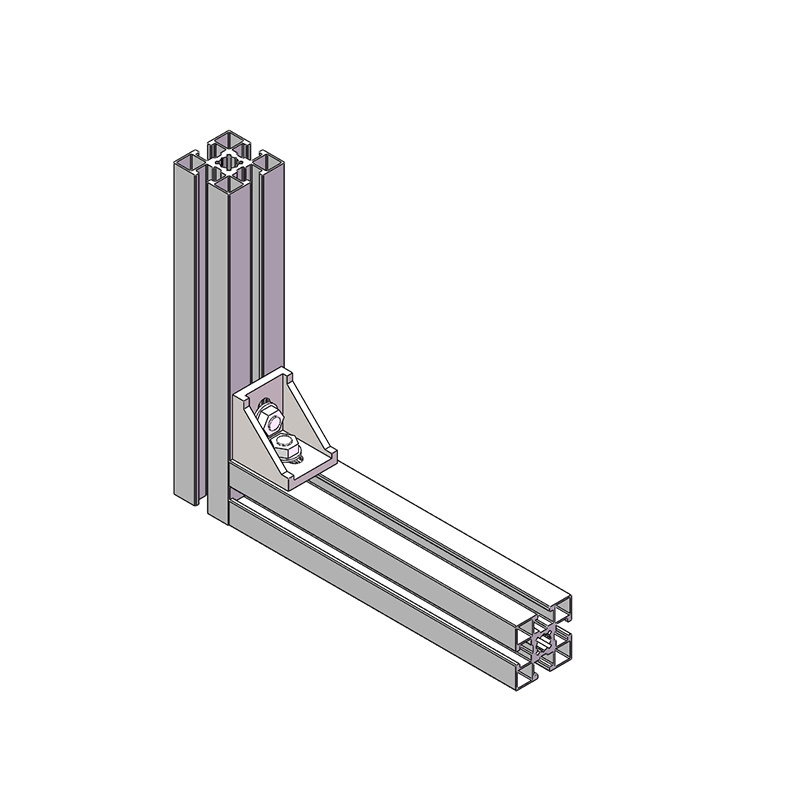 china manufacturer 8128 g4040D  aluminum  profile  clamp manufacturer aluminium profile corner joint 40*40  40x40 4040