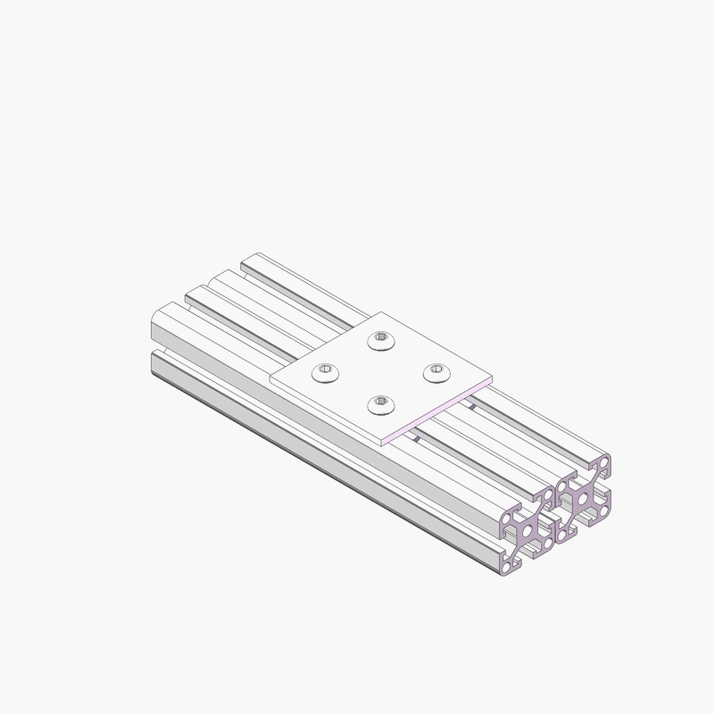 china supplier  6053 40*40 door hole cover plate 40 plate 4040 for aluminum profile 30 40  for robot shelf table line