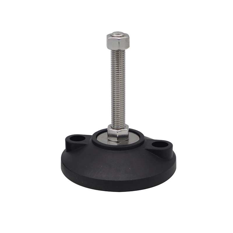 wholesale heavy duty 100G M12*80 base glides M12/M16/M20/M24 adjustable rubber leveling foot mounting feet#7857