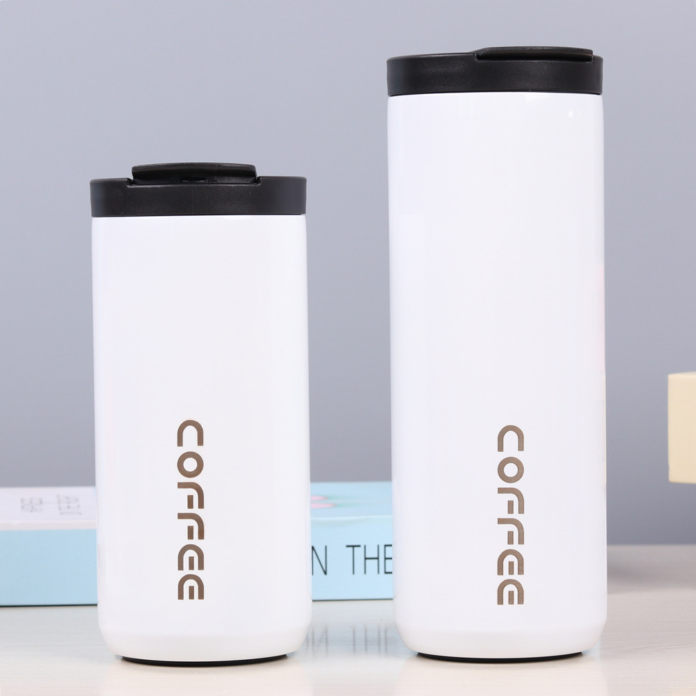 Wholesale thermal black custom heated thermos insulated stainless steel custom travel coffee mugs logo warmer coffee with logo