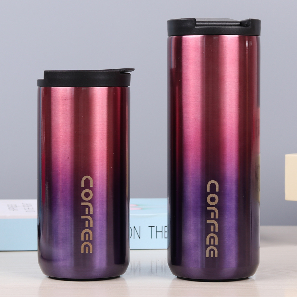 Wholesale thermal black custom heated thermos insulated stainless steel custom travel coffee mugs logo warmer coffee with logo