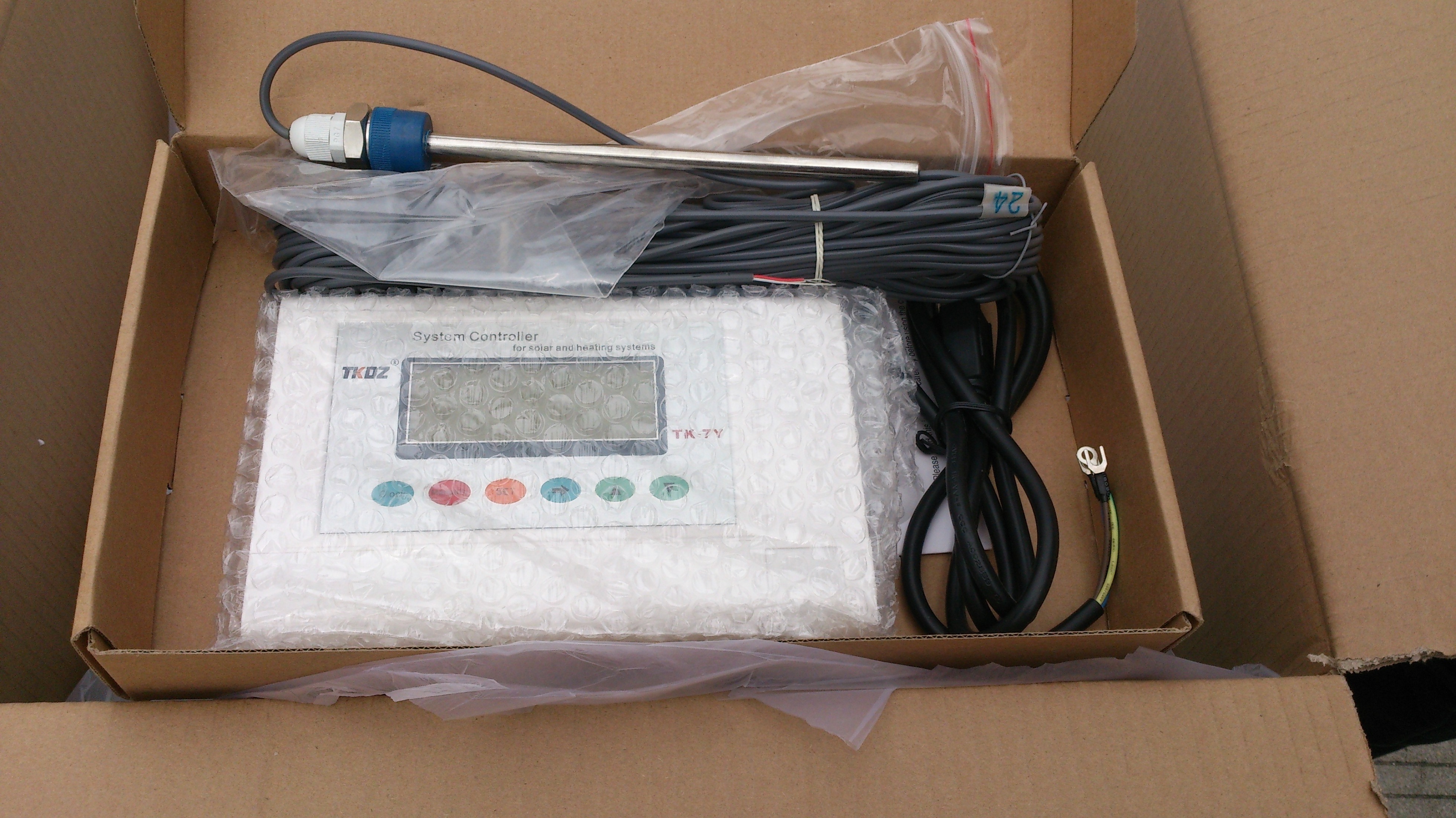 TK-7Y Smart controller for solar water heater with temperature sensor 1 buyer