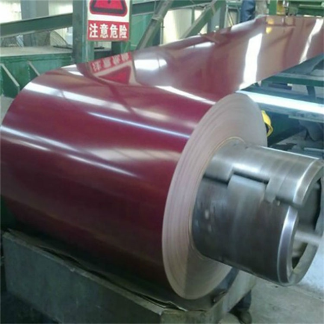 Dx51d Z80 Zinc Coated PPGI Prepainted Galvanized Steel Coil Ral 4013 Color Coated Iron  Coil