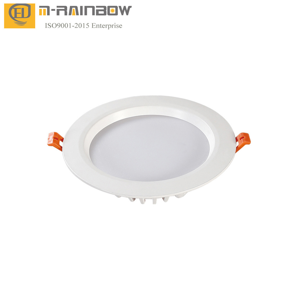 New Smd Saa 12 Watt White Frame 120 Degree Beam Angle Ip44 Ultra Slim Led Downlight recessed LED downlight