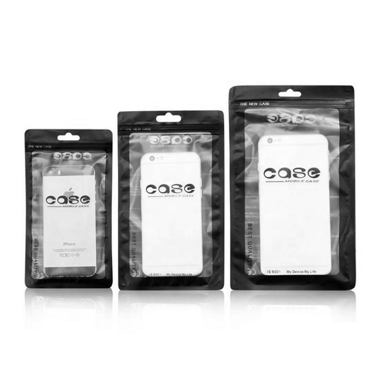 Mobile phone case Opp clear packaging laminated plastic bags resealable bags custom plastic bag transparent with logo plastic