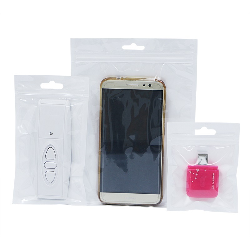 Mobile phone case Opp clear packaging laminated plastic bags resealable bags custom plastic bag transparent with logo plastic