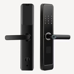 Electronic Keyless Finger Print Smart Locks Password Code Digital Biometric Fingerprint Door Handle Lock With Key