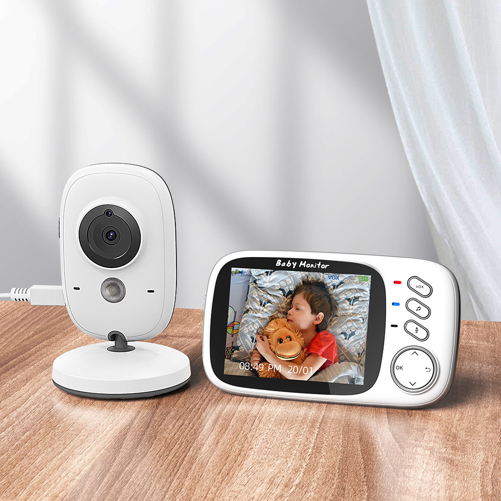 VB603 Wireless Baby Monitor With 3.2 Inch LCD Display Home Security Protection Babyfoon Indoor Nanny Camera