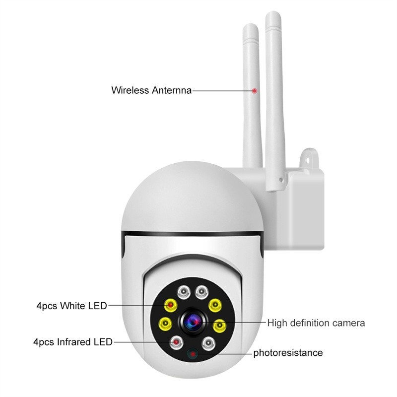 5G Outdoor Security Camera 1080P Mini PTZ Home Security Wireless IP WiFi CCTV Camera AI Human Tracking Surveillance Monitor