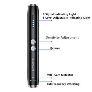 Anti Spy Portable Pen Design Signal Detector T8 Wireless RF Radio Scanner Camera Detector GPS GSM Finder