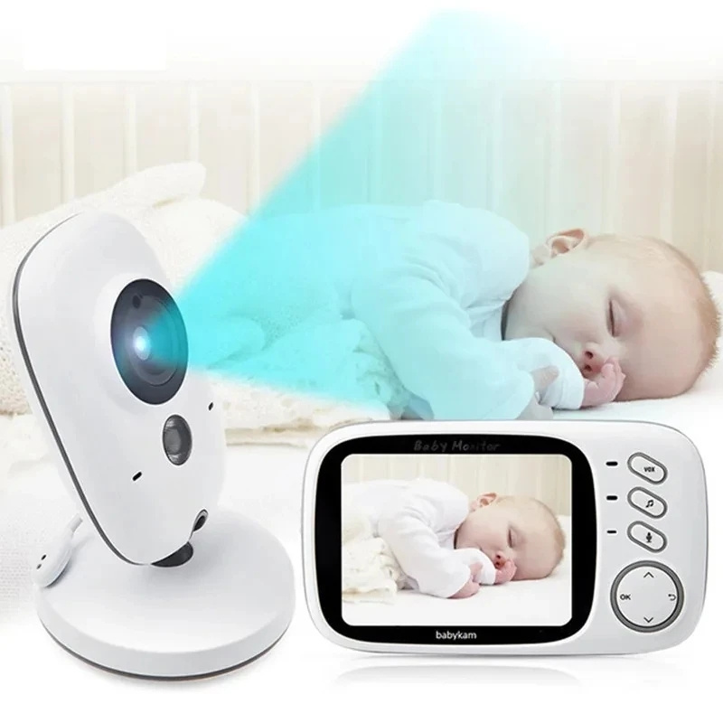 VB603 Wireless Baby Monitor With 3.2 Inch LCD Display Home Security Protection Babyfoon Indoor Nanny Camera