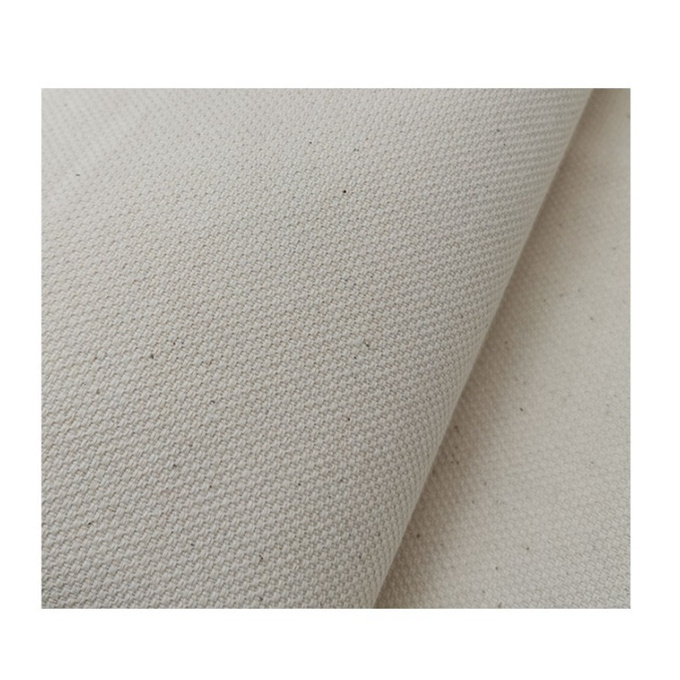 Bag material roll cotton raw white canvas fabric